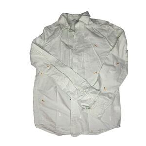 Janie and Jack light green carrot shirt size 14